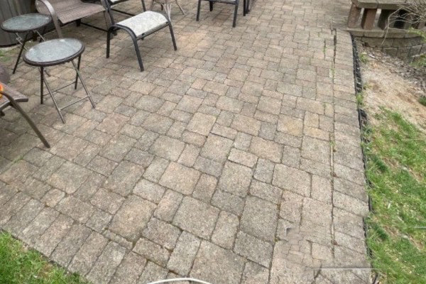 Before power washing result